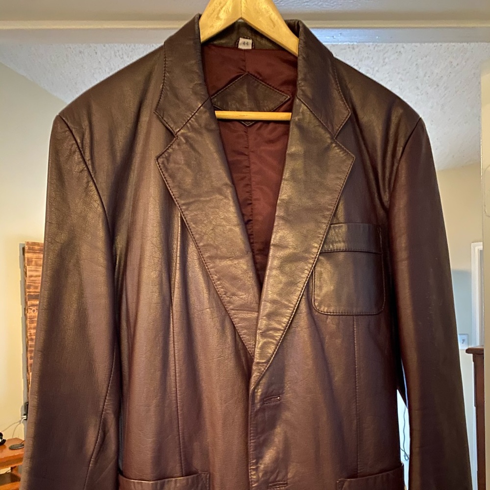 Leather Sports Coat